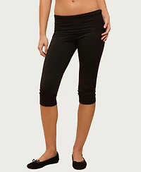 Edikted Women's Ravena Foldover Capri Leggings