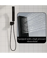 Lalahoo Rainfall Shower System With Handheld Spray And Tub Spray