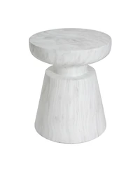 Streamdale Furniture Streamdale Outdoor Ponti Travertine Side Table