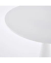 Streamdale Furniture 5pcs Dining Set, Metal Leg Table, Mid-century Style