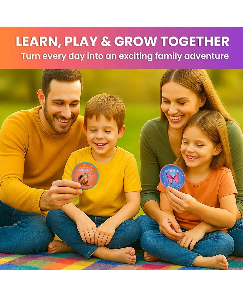 Quokka Scavenger Hunt Game for Toddlers 3-5 - 200 Toddler Activities Outdoor Indoor Cards Game Set