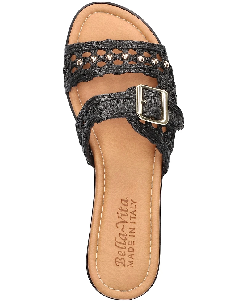 Bella Vita Women's Bar-Italy Slip-On Wedge Sandals