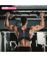 HolaHatha Weighted Vest for Running with Reflective Stripes and Elastic Straps