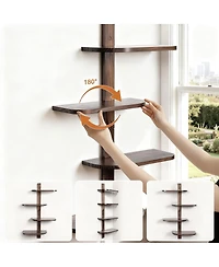 Yigii Floating Shelves - Diy Adjustable Design for Modern Home Decor