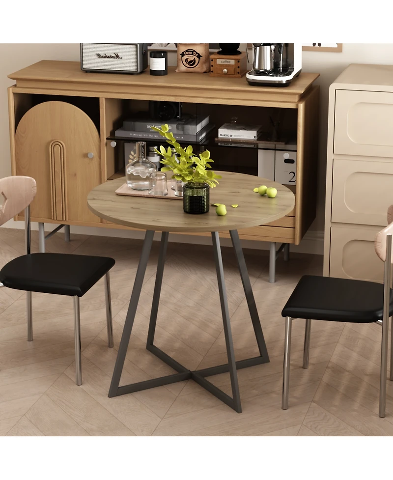 Streamdale Furniture Round Dining Table for Small Spaces