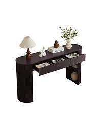 Streamdale Furniture Retro Console Table with Storage, 3 Drawers