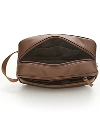 Perry Ellis Portfolio Men's Classic Pebble Textured Shave Kit Bag