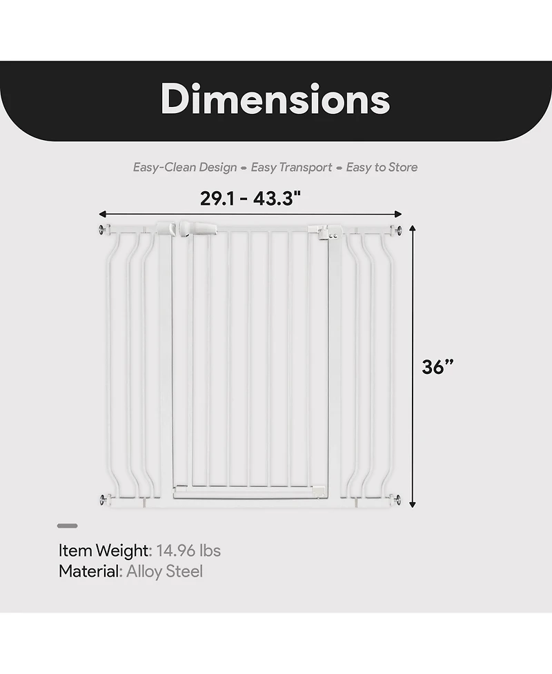 BalanceFrom Fitness Walk Thru Safety Gate