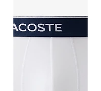 Lacoste Men's 3-Pack. Regular-Fit Logo Waistband 5" Boxer Briefs