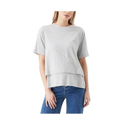 Ripe Maternity Claud Nursing Tee Marle