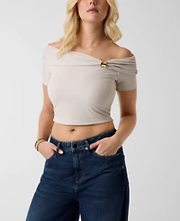 Guess Women's Brigitte Off-The-Shoulder Top