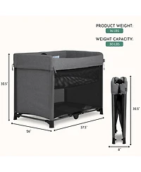 Evolur Baby Zane Portable On The Go Instant Fold Playard