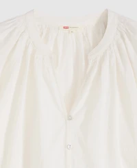 Levi's Plus Relaxed-Fit Blouson-Sleeve Top