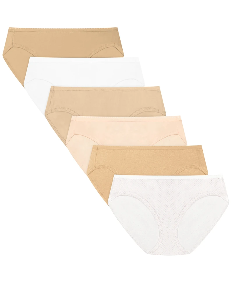 Hanes Women's 6-Pk. Ultimate Breathable Hipster Underwear 41H6CC