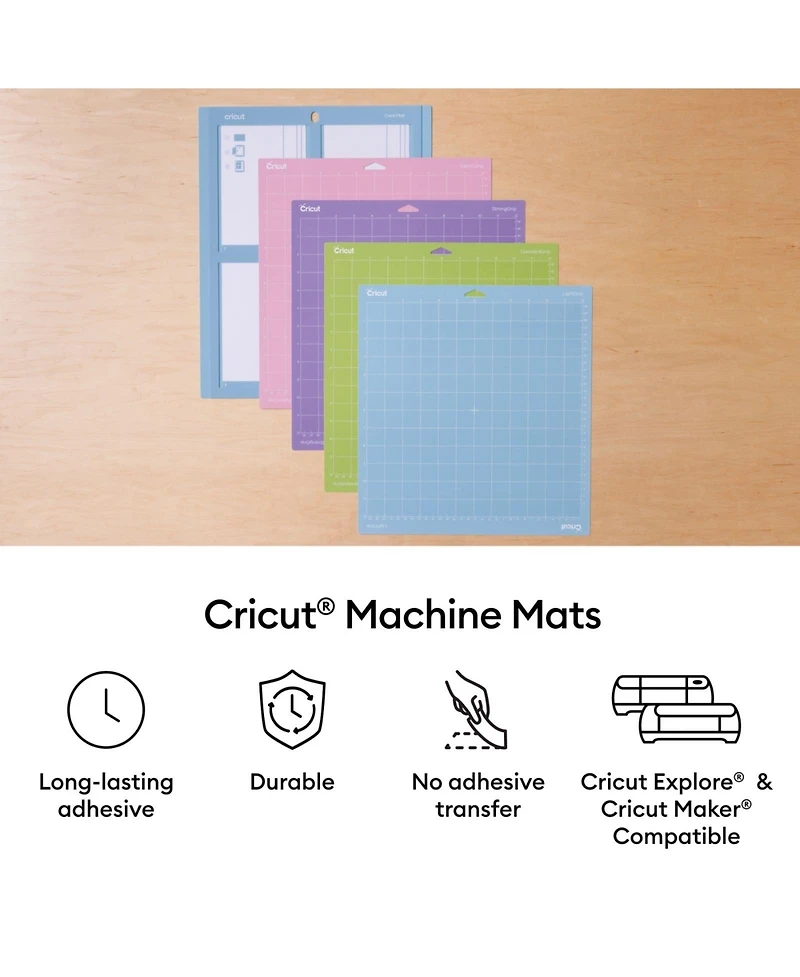 Cricut Machine Mat Variety Pack - 12 in x 12 in (4 ct)