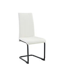 Streamdale 4-Pack Pu Upholstered Dining Chairs with High-Back Seating