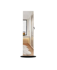 Streamdale Furniture 360degree(s) Swivel Jewelry Cabinet with Full Length Mirror