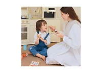 Tiny Land Play Kitchen Accessories – Children's Coffee Maker: Wooden Kids Play Coffee Maker Set