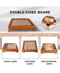 Gse Games & Sports Expert Deluxe 7 in 1 Board Game Set