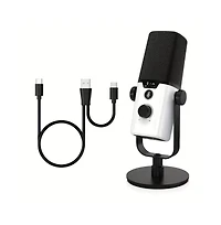 Zealsound Xlr/Usb Gaming Podcast Microphone - Rgb Lights, One-Touch Mute, 3.5mm Monitor Jack & Volume Knob for Pc/Mac/PS4/PS5/Phone