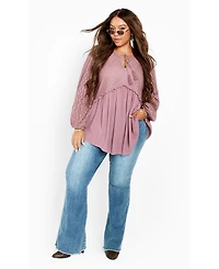 Avenue Women's Hazel Lace Tunic