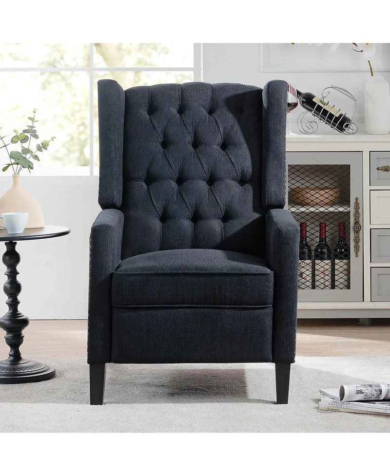 Streamdale Furniture Wide Manual Wing Chair Recliner