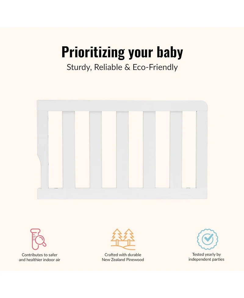 Dream On Me Sleepy Little Sloth, Moon Bear Reaching For The Stars Toddler Rail I Rounded Spindles I Mid- Century Meets Modern