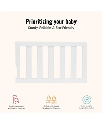 Dream On Me Sleepy Little Sloth, Moon Bear Reaching For The Stars Toddler Rail I Rounded Spindles I Mid- Century Meets Modern