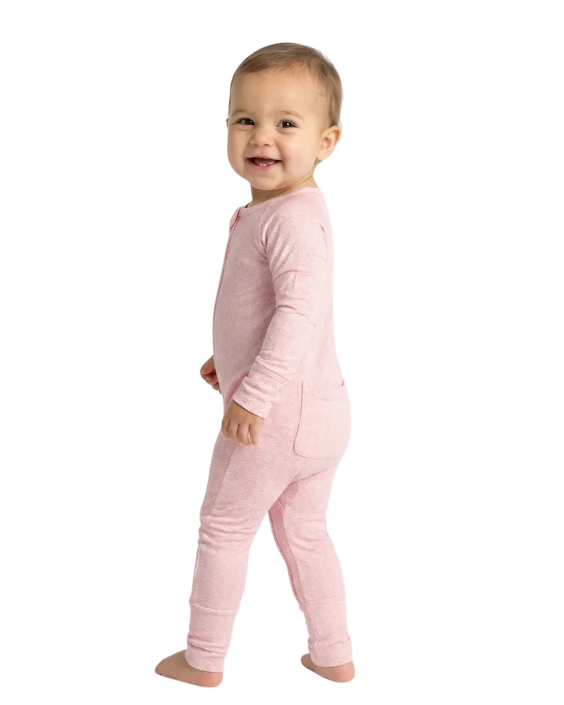 Motette Baby Girls Pink Symphony Bamboo Sleeper