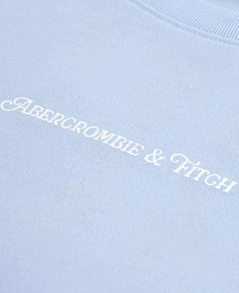 abercrombie kids Girls' Berry Flag Oversized T-Shirt