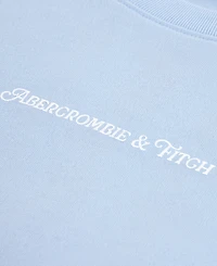 abercrombie kids Girls' Berry Flag Oversized T-Shirt