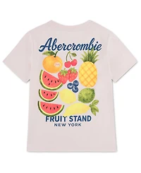 abercrombie kids Girls' Oversized Crewneck T-Shirt
