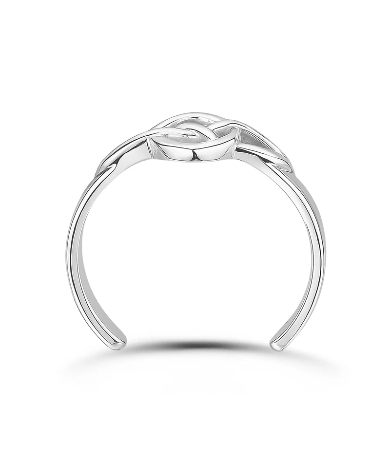 Giani Bernini Celtic Sign Adjustable Toe Ring. Sterling Silver. Created for Macy's.