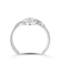 Giani Bernini Celtic Sign Adjustable Toe Ring. Sterling Silver. Created for Macy's.