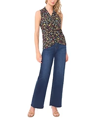 Vince Camuto Women's Printed Wrap Top