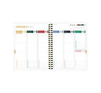 Tf Publishing Paper Goods July 2026 - June 2027 Lovely Lemon Medium Weekly Monthly Planner
