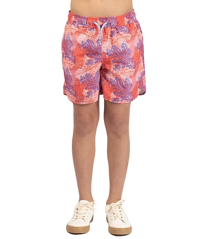 TailorByrd Boys Bigs Leaves Printed Swim Shorts