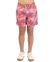 TailorByrd Boys Bigs Leaves Printed Swim Shorts