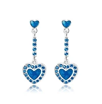 Chanteur Girls Hypoallergenic Heart Drop Earrings for Girls