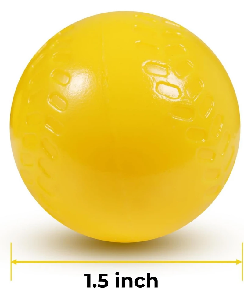 Furlihong Pack of 60 Ping Pong Size Baseball Training Balls 5 Inch Circumference Lightweight Plastic Practice Balls