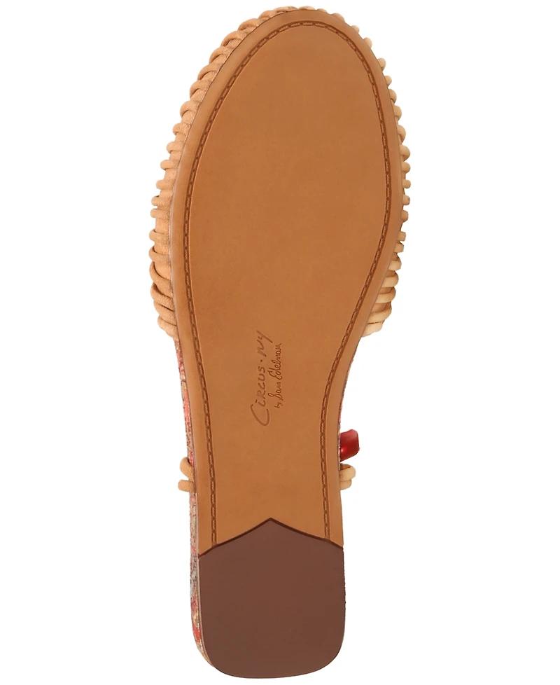 Circus Ny by Sam Edelman Women's Kassie Caged Ankle Strap Flat Sandals