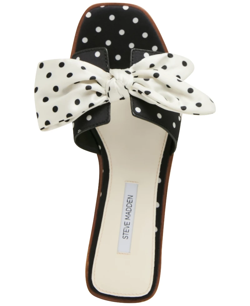 Steve Madden Women's Hadyn-Scarf Slip-On Slide Sandals