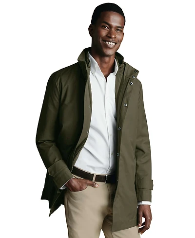 Charles Tyrwhitt Men's 3 in 1 Rain Mac With Detachable Gilet Coat