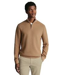 Charles Tyrwhitt Men's Honeycomb Regular-Fit Knit Sweater
