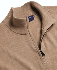 Charles Tyrwhitt Men's Long Sleeve Quarter-Zip Merino Wool Sweater