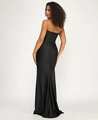 Emerald Sundae Women's Ruched Corset Gown