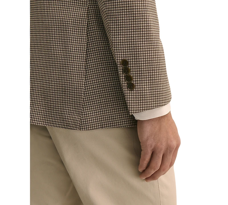 B by Brooks Brothers Men's Hopsack Classic-Fit Wool Blazer