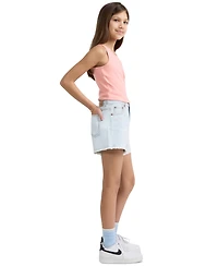 Levi's Girls' 7-16 Crochet Applique A-Line Shorts