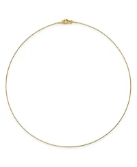 Curata Jewelry Solid 18K Yellow Gold Twisted Cable Collar Necklace 16 Inch or 18 Inch 0.5mm Wide Collar Necklace