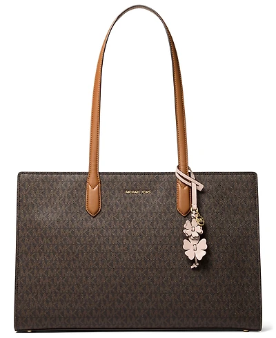 Michael Kors Scarlett Large East West Top Zip Tote Bag